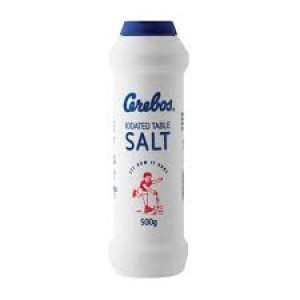 CEREBOS SALT FLASK IODATED 500GR