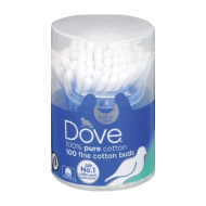 DOVE COTTON EAR BUDS IN TUB 100EA