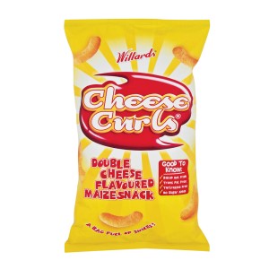 WILLARDS CHEESE CURLS 150GR