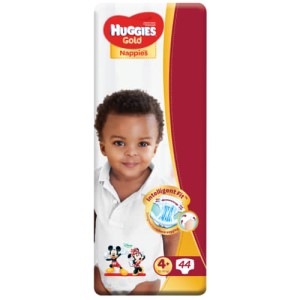 HUGGIES GOLD UNISEX VALUE SIZE 4+ 44EA